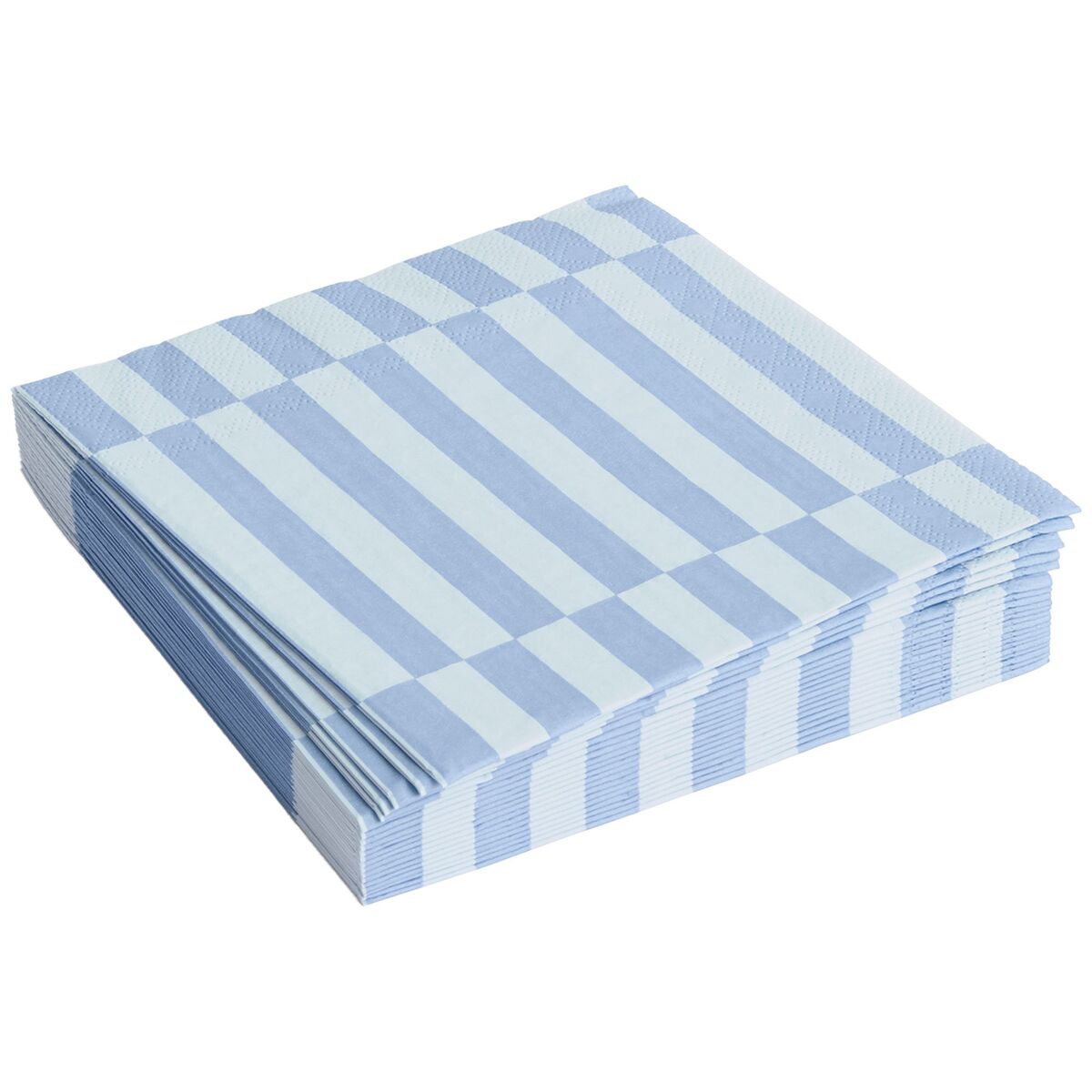 Pattern Lunch serviett, light blue