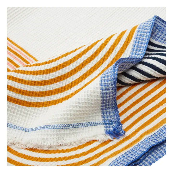 Mapoésie Fouta en nid d'abeille Dylan - 1 place | Rose