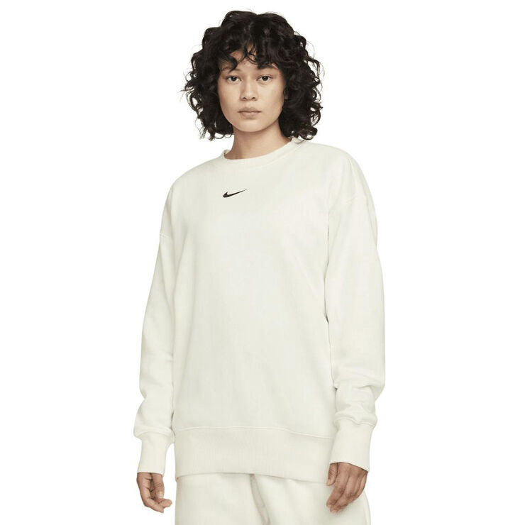 Nike sportswear phoenix fleece oversized sweatshirt Sail/black