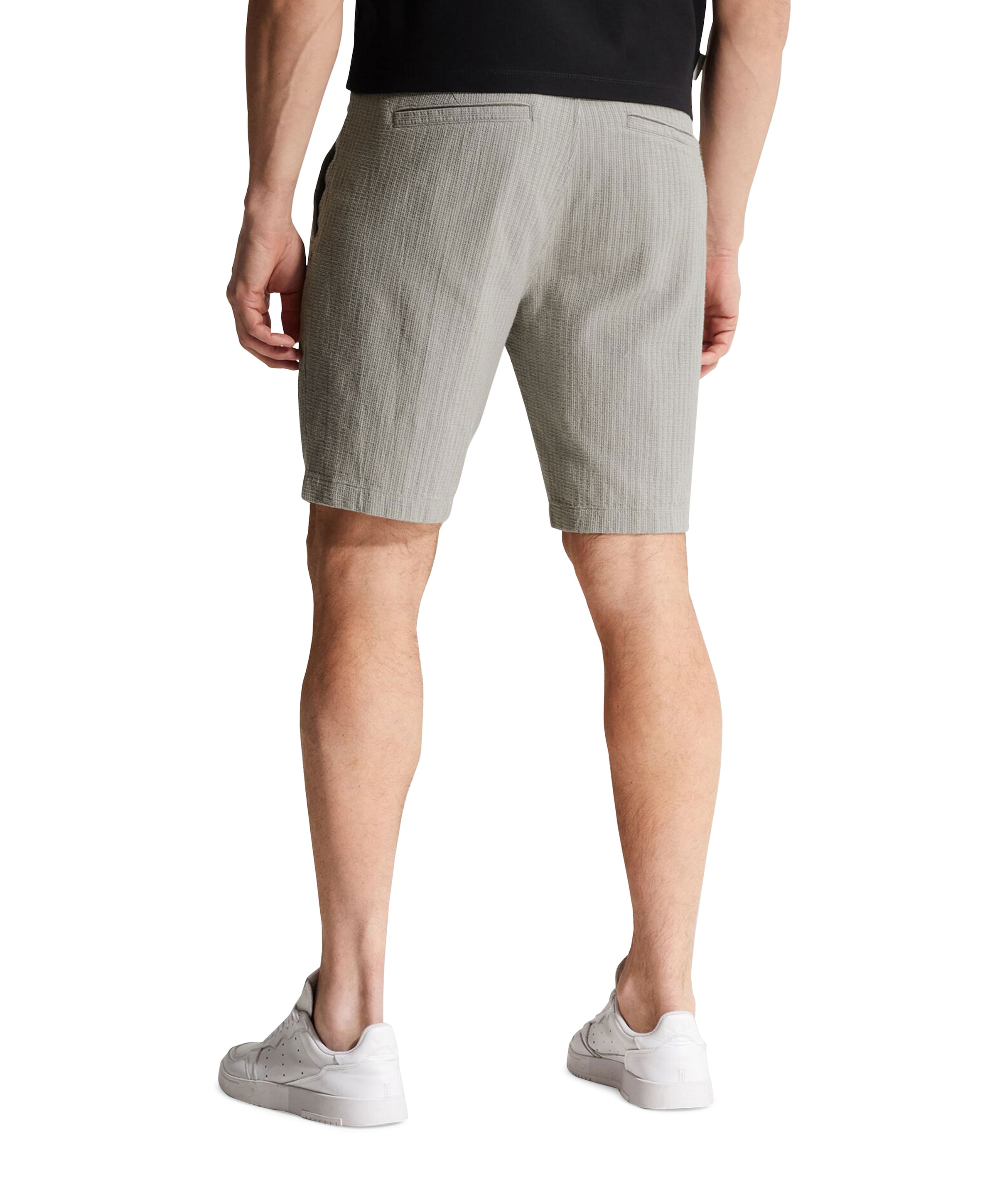 Cast Iron CHINO SHORTS STRUCTURE heren korte broek blauw