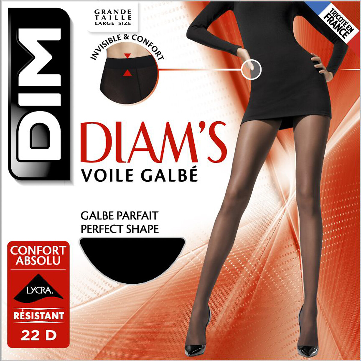 Meia-calça DIM Sublim em voile brilhante da DIM, 22 deniers