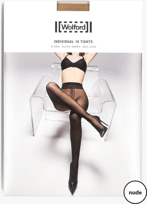 beige wolford panty's individual 10 tights