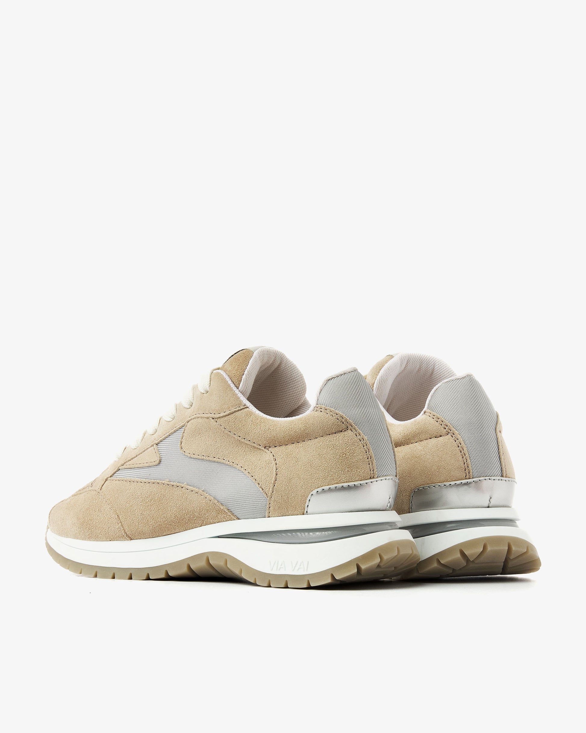 VIA VAI beige dames sneakers Usher Riggs