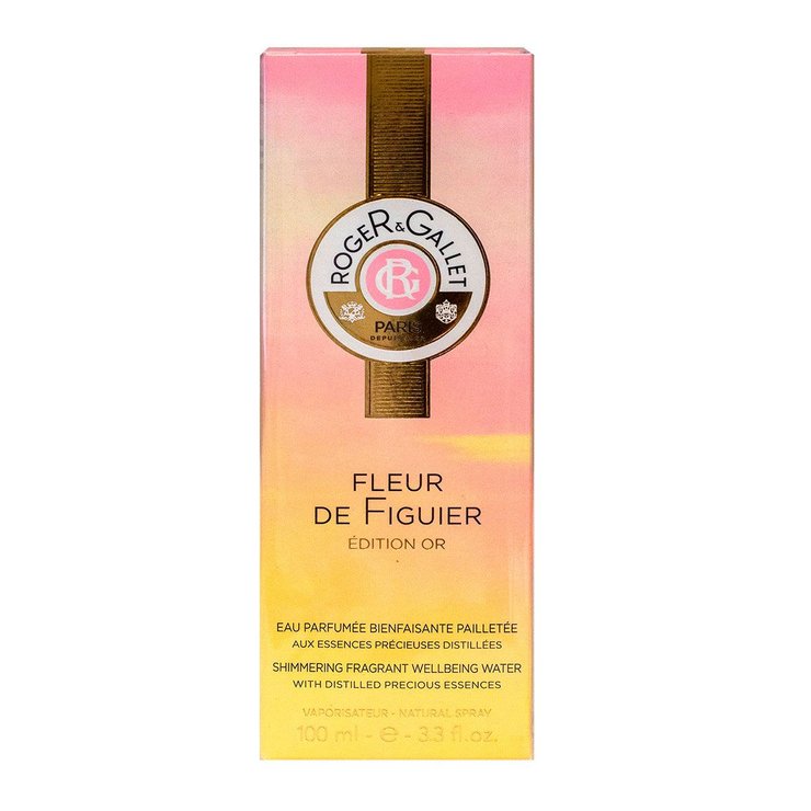 Fleur de figuier eau parfumée pailletée édition or 100ml
