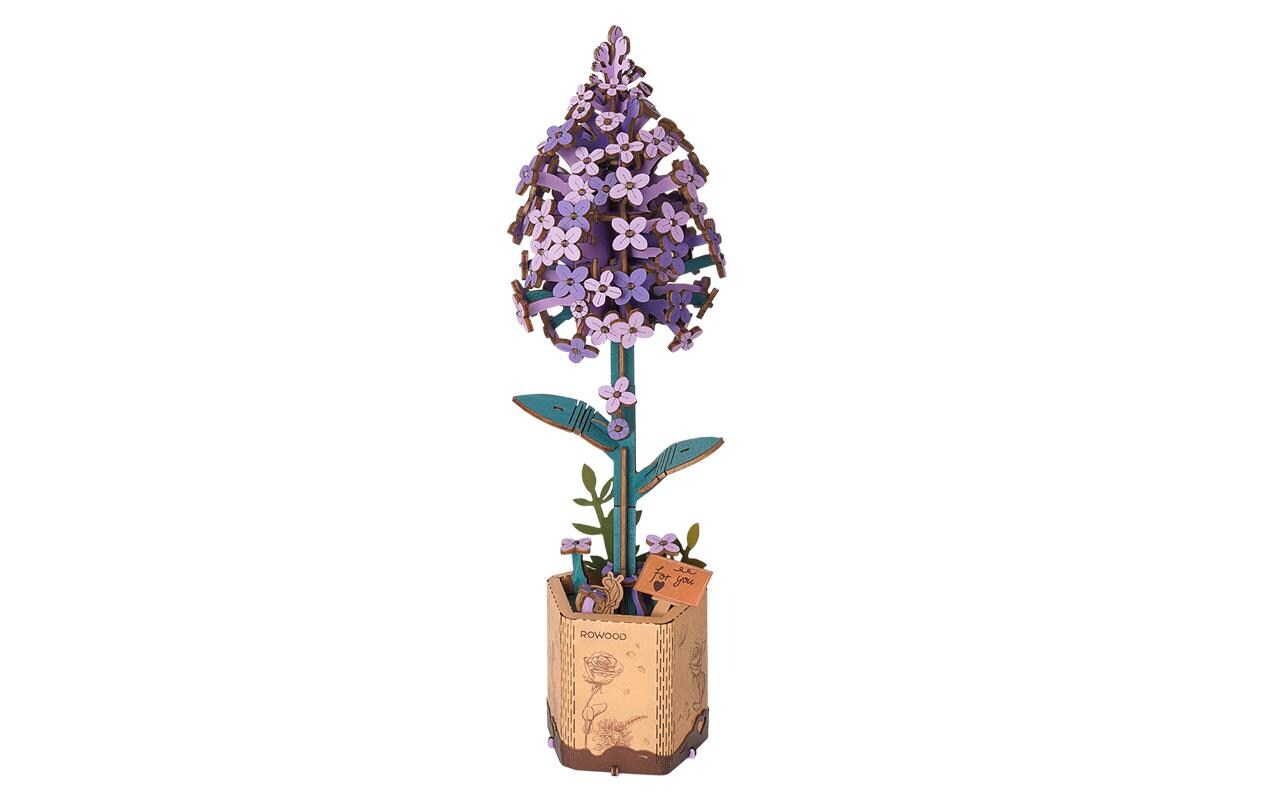 Bausatz Lilac 154-teilig3D-Puzzle aus lasergeschnittenen Holzteilen