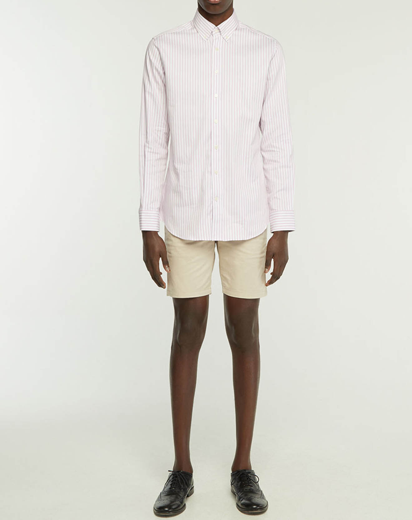 Hackett London Chemise Slim Fit Biface à rayures rose