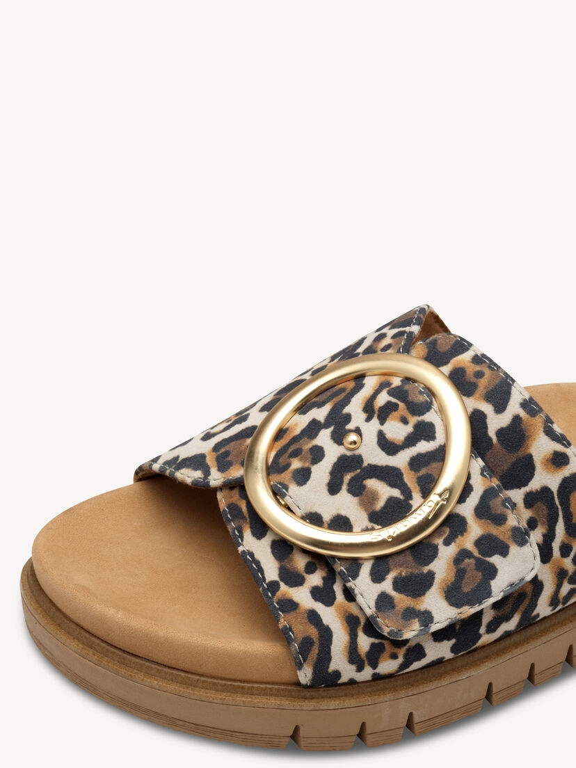 Leren Slipper - beige