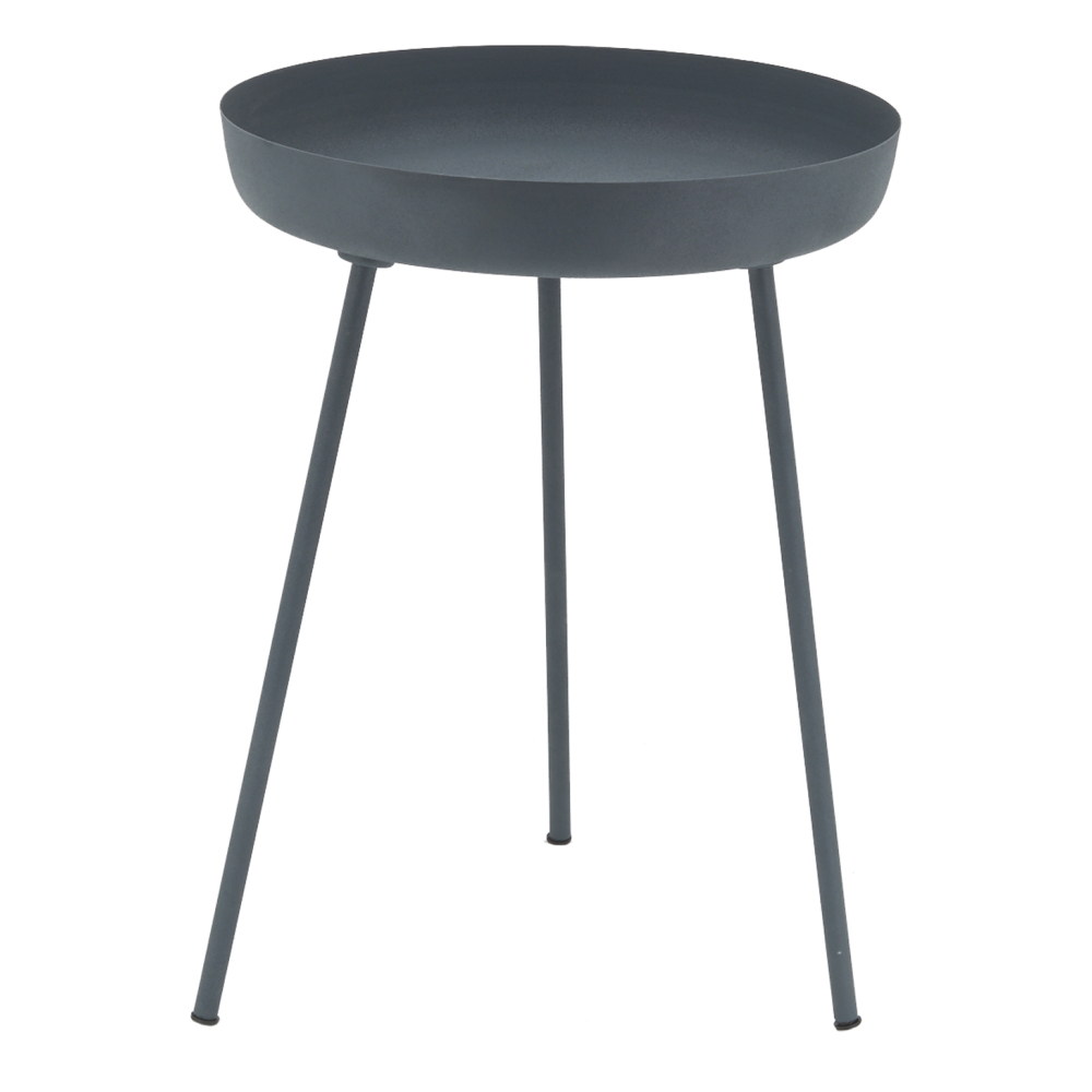 Table d'appoint ronde en métal