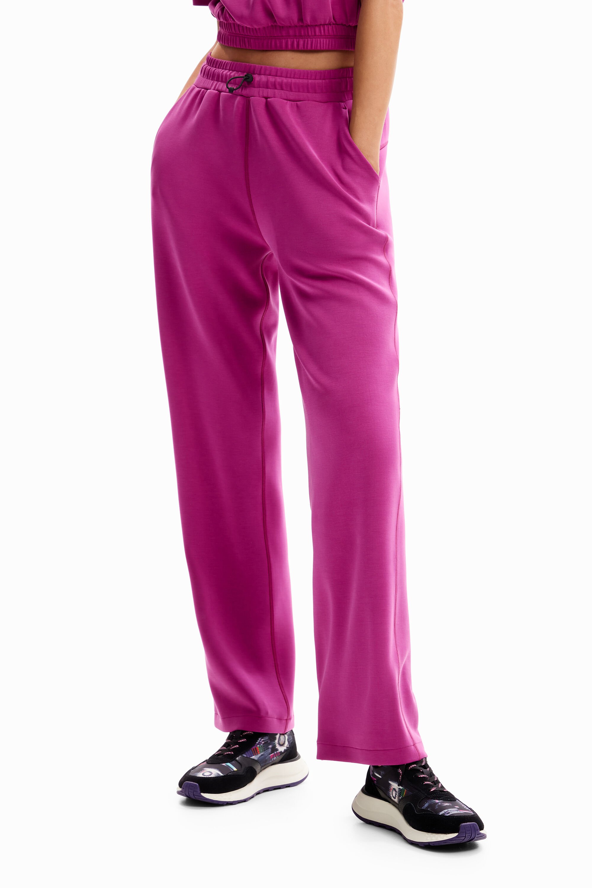 Pantalon wide leg sport