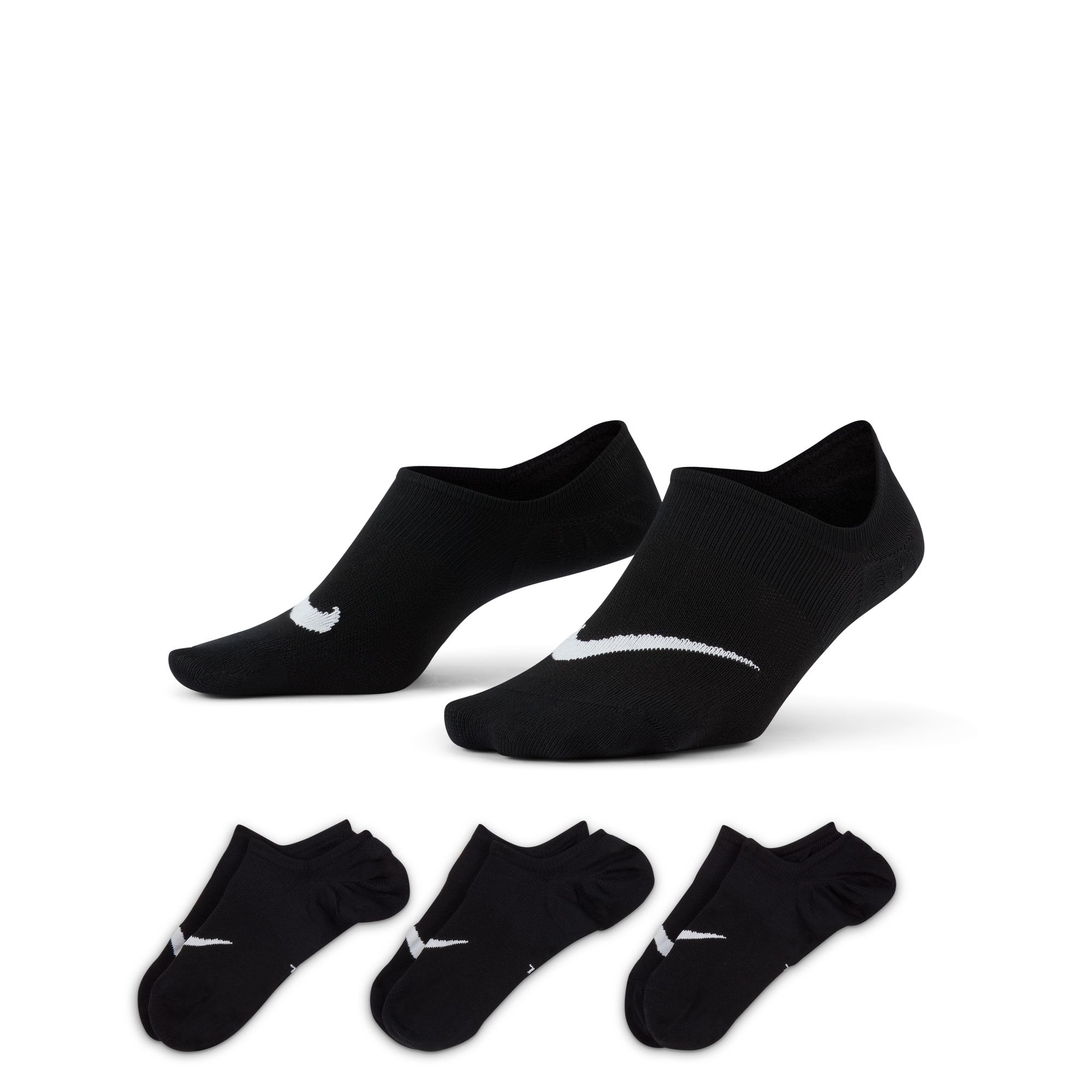 Nike Füsslinge 3 Stk. tlg. mit atmungsaktivem Mesh