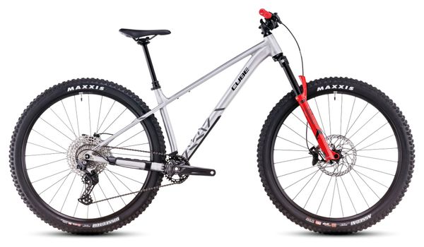 VTT Semi-Rigide Cube Reaction TM Pro Shimano Deore 12V 29'' Argent Raw Metal 2025