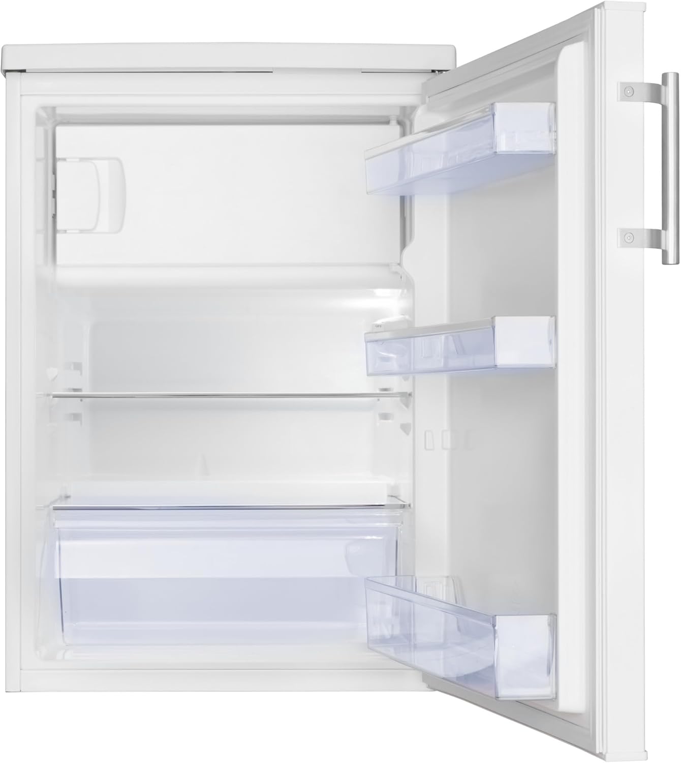 Amica Kühlschrank mit Gefrierfach KS 361 120 W / 85 cm / 136 l/EEK C