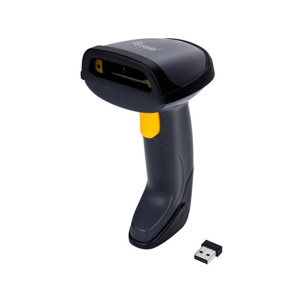 Equip 351023 Leitor de Código de Barras 1D Laser Wireless   Suporte