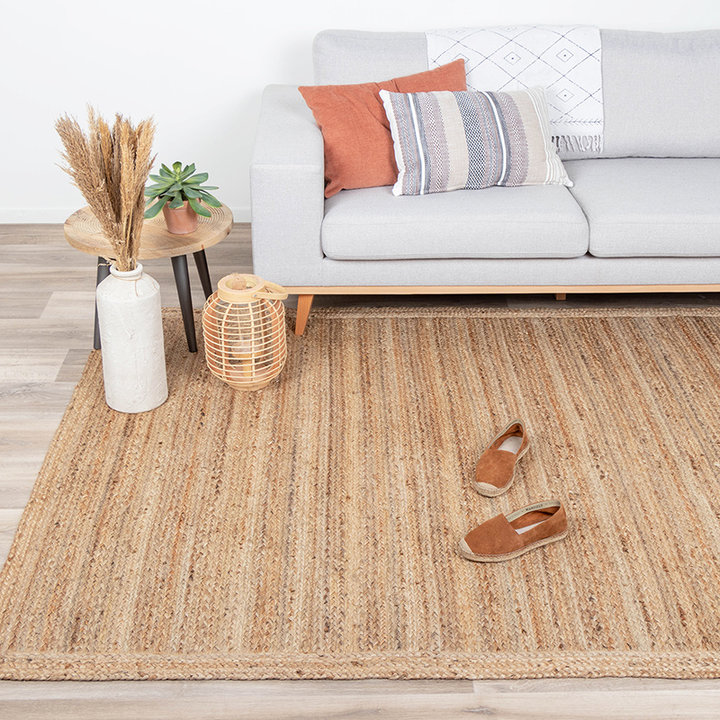 Jute vloerkleed  - Fair Naturel | Terug naar de natuur