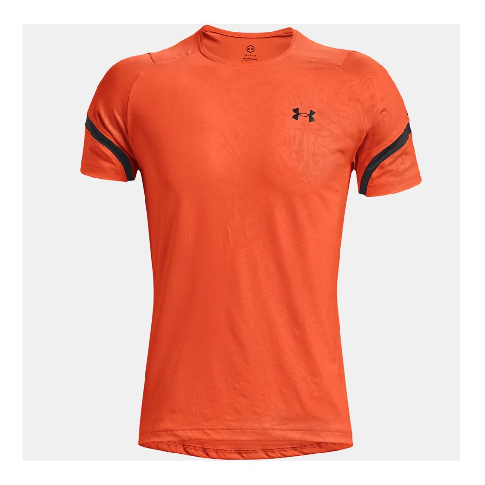 Under Armour RUSH 2.0 EMBOSS - Maillot Homme orange