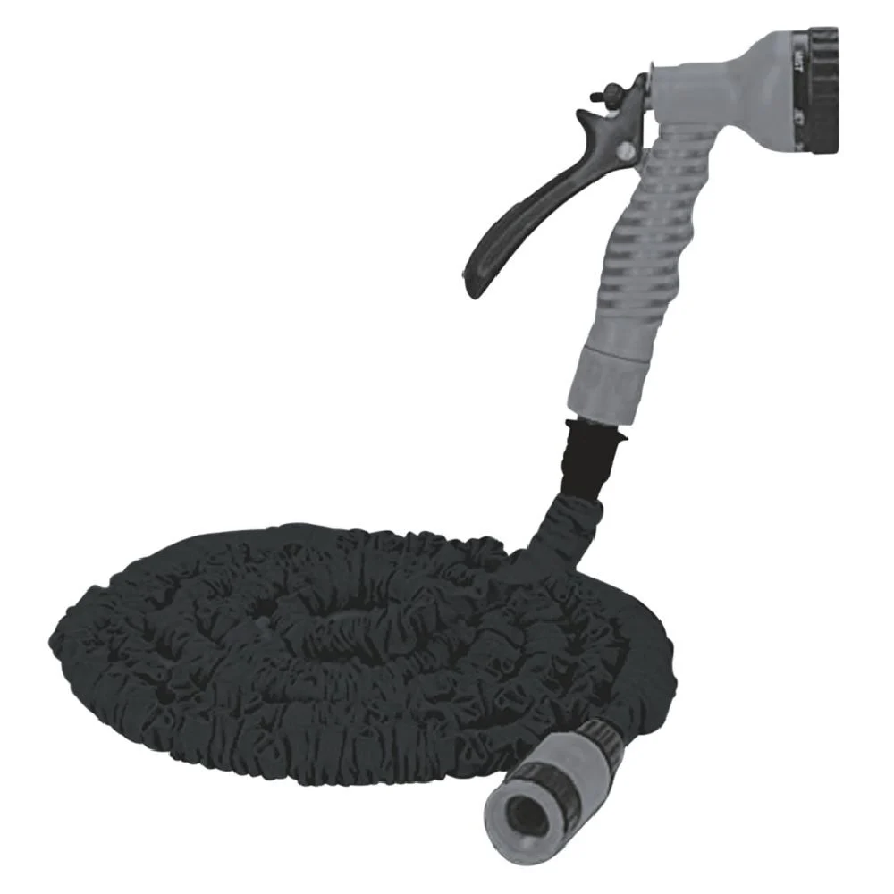 Tuyau d'arrosage extensible Aquaeasy pistolet gris 15 à 45 m