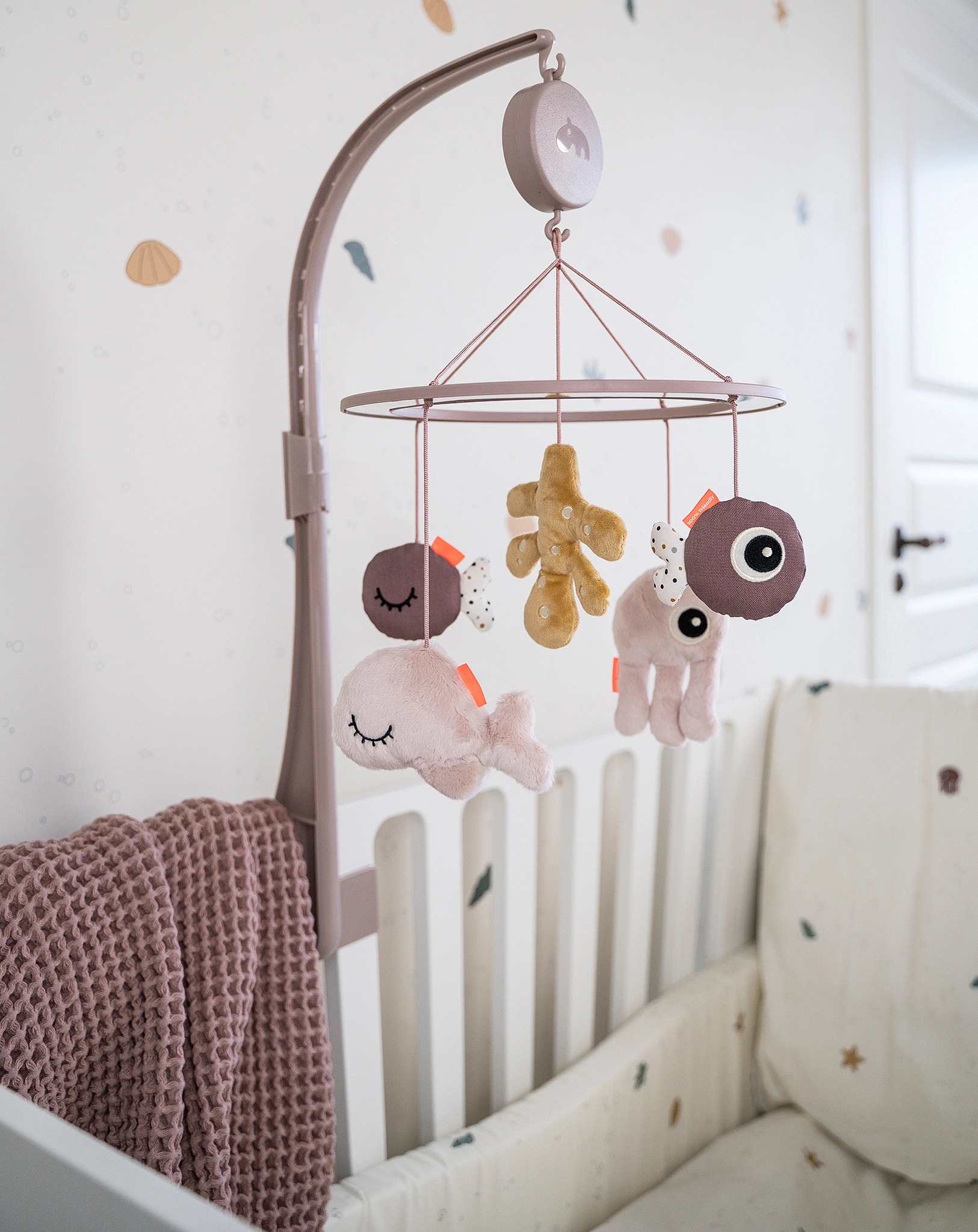 Musik-Mobile SEA FRIENDS (⌀27cm) in rosa