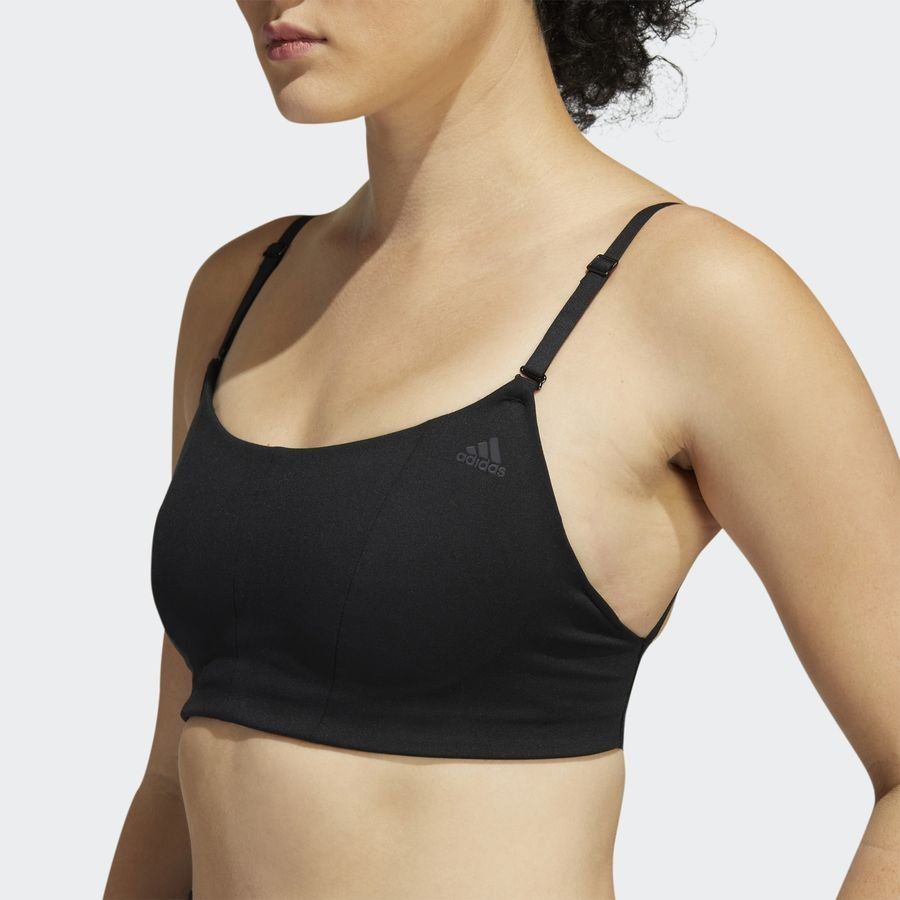 adidas Brassière Yoga Studio Light Support - Noir Femme