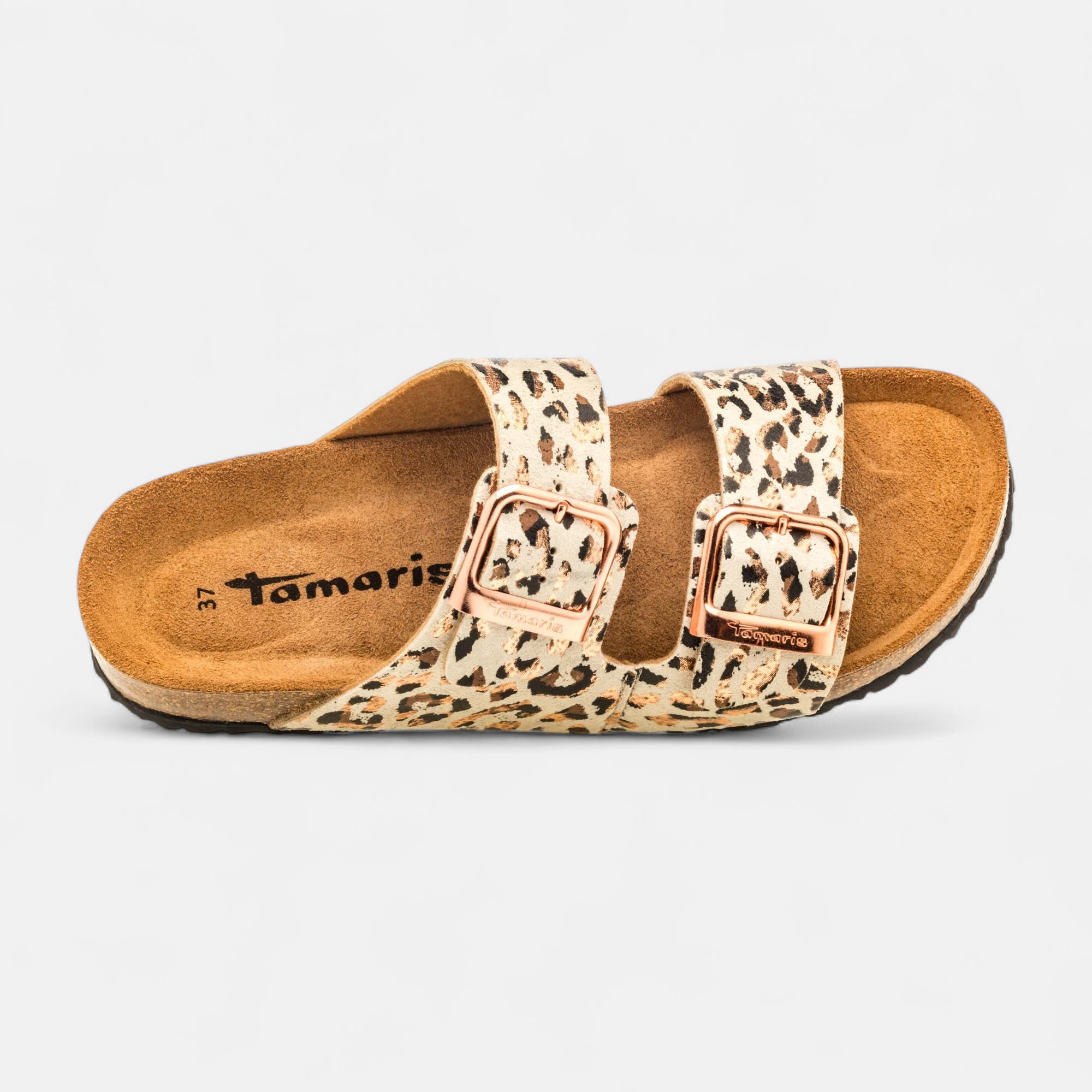 Mules semelle liège Femme beige