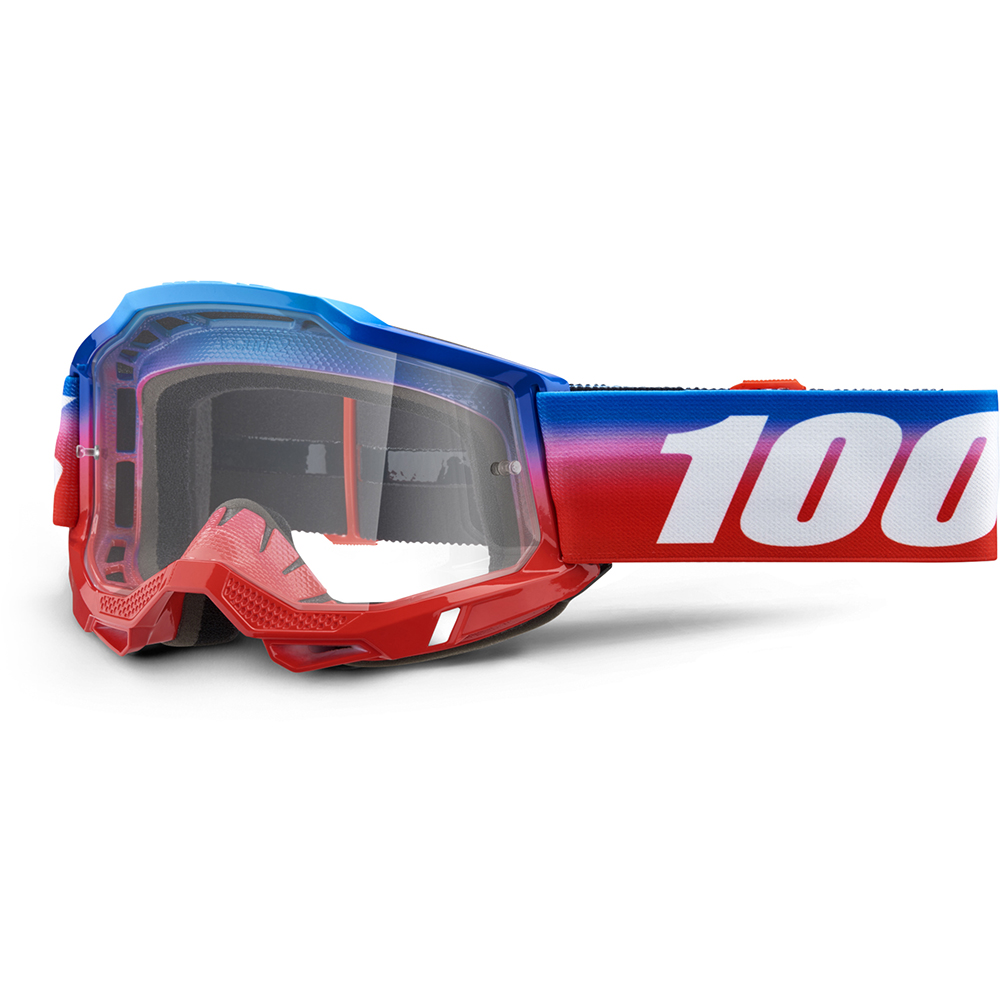 100% - Masque Accuri 2 Unity Bleu / Rouge / Blanc