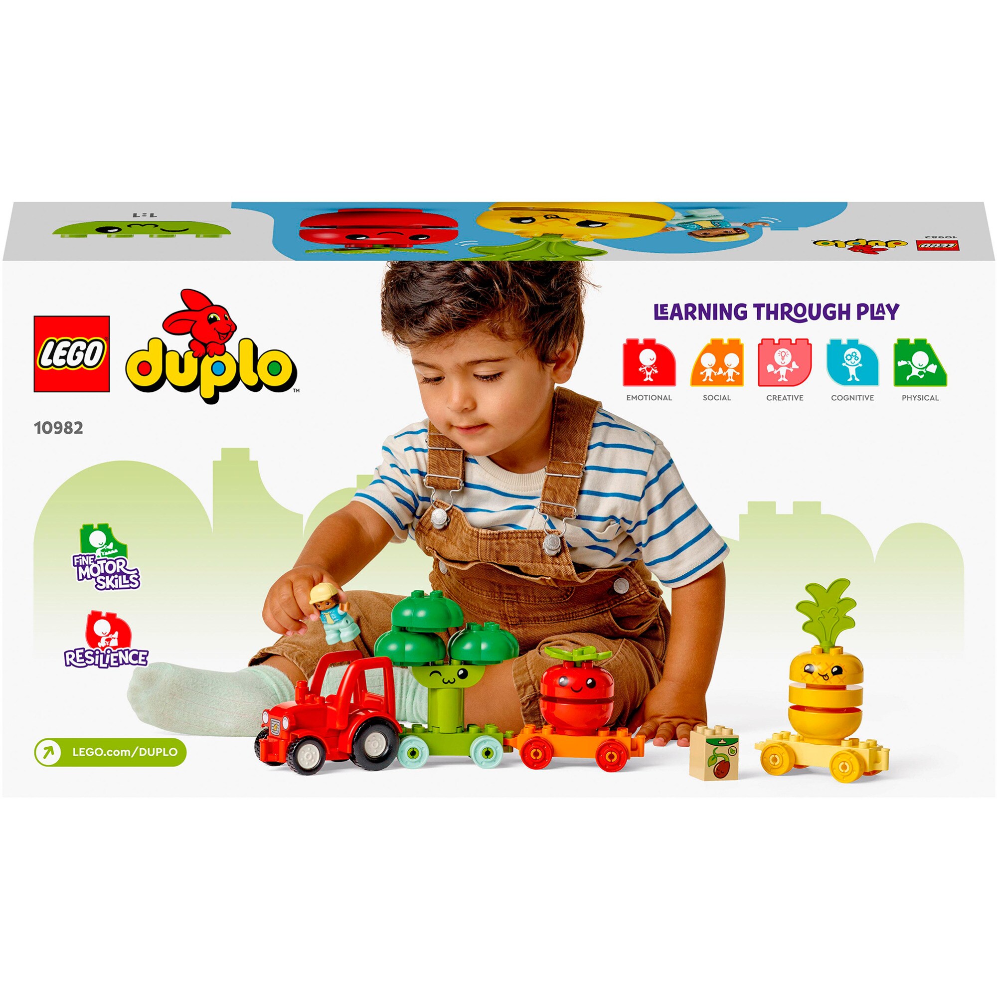LEGO Konstruktionsspielzeug DUPLO Obst- und Gemüse-Traktor