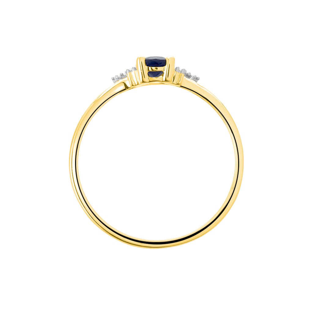 Bague Or Jaune Marie Saphir Diamants