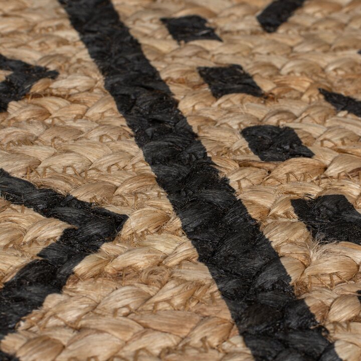 Jute vloerkleed - Lucio Geo Naturel | 100% Natuurlijk