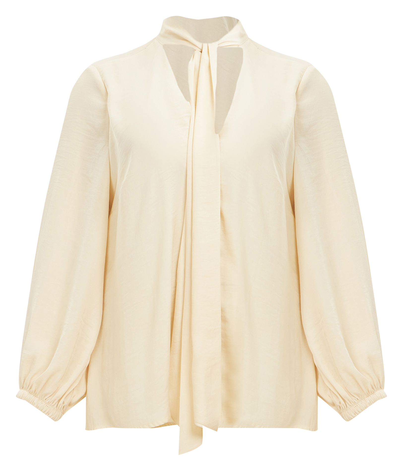 Blouse fluide col V| Beige