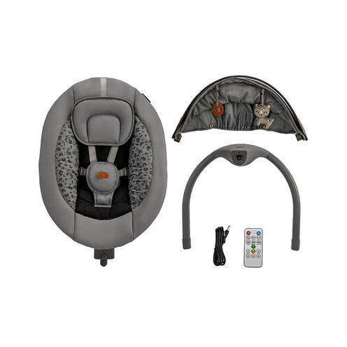Transat balancelle électrique Lumi 2 grise foncée - Gris - KINDERKRAFT