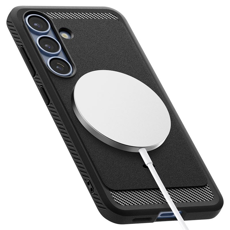 Samsung Galaxy S25  Plus Rugged Armor Case Hülle MagSafe-Modul (ACS08977) - Schwarz (Matt)