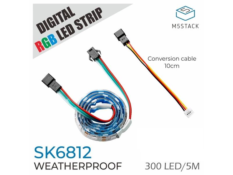 M5Stack LED Stripe Digitale RGB LED Streife SK6812 5 m M5Stack RGB-LED-Strip