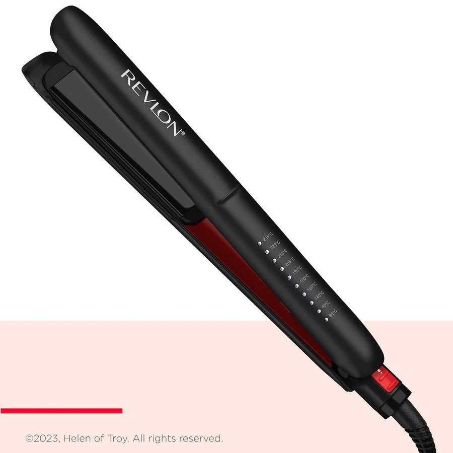 Revlon Tools Smoothstay™ 25mm Coconut-Oil Infused Straightener + Travel Pouch