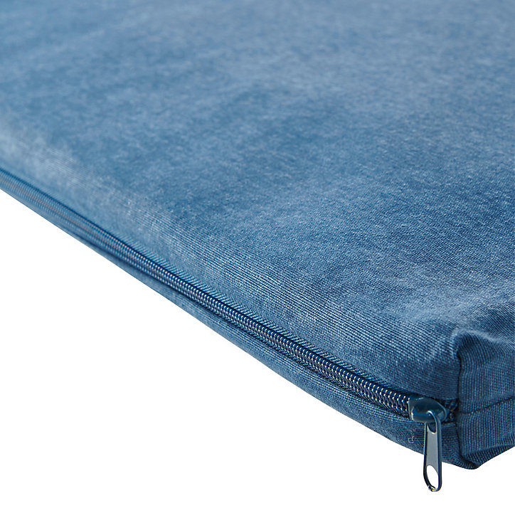 Coussin bain de soleil Cocos bleu 55 x 185 cm