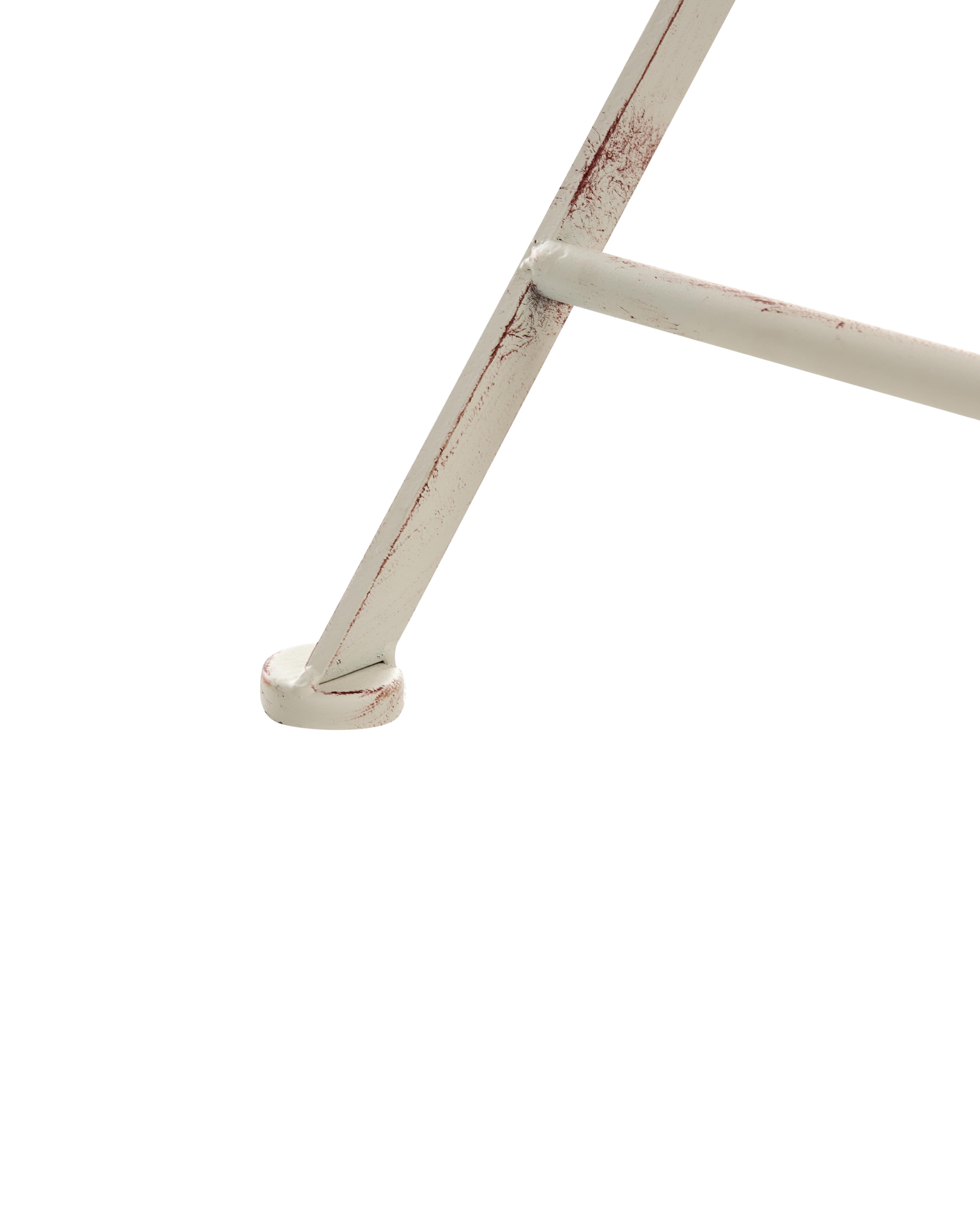 Set van 2 tuinstoelen COGGIA inklapbaar Metaal Lichtbeige