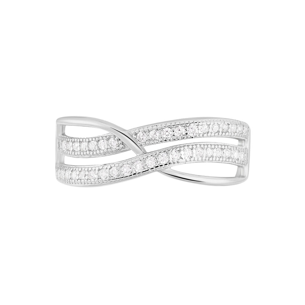 Bague Nauri Argent Blanc Oxyde De Zirconium