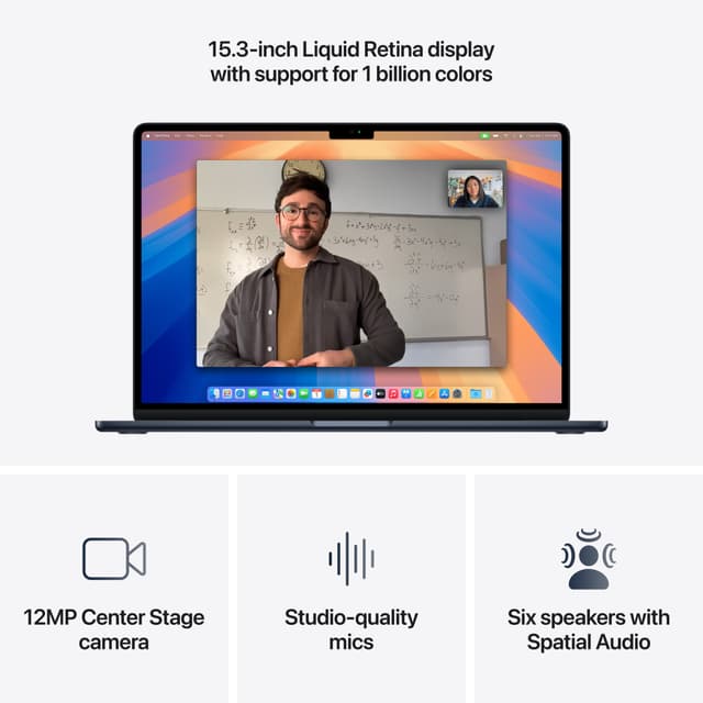 MacBook Air 15 M4 16/256GB (Midnat)