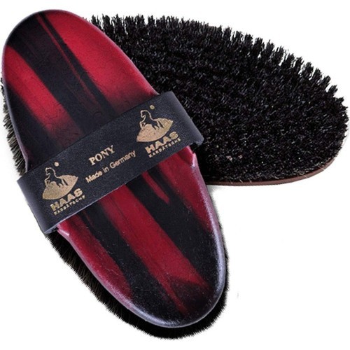 Pincel para modelo de pônei, preto/vermelho