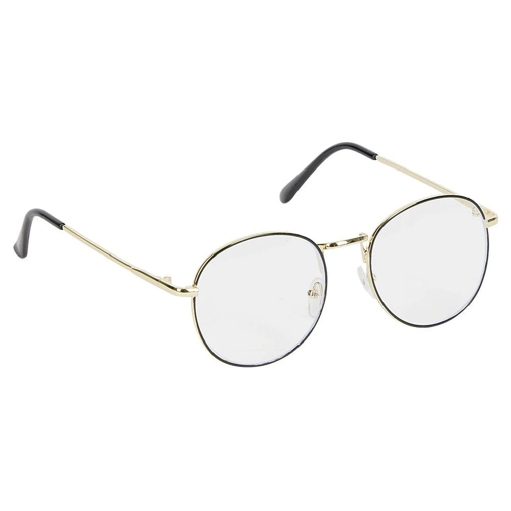 Lunettes noires et dorées anti lumière bleue