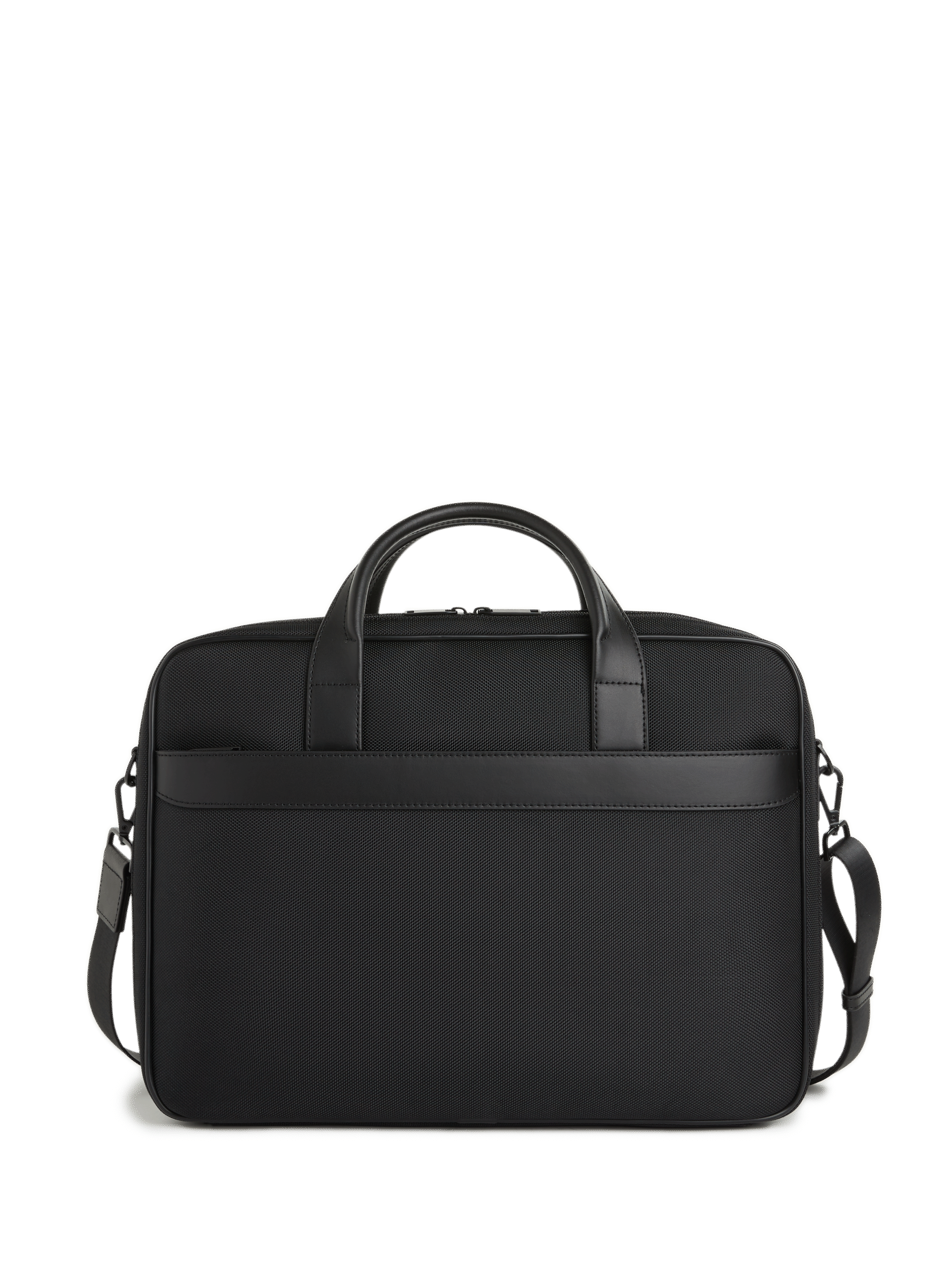 Porte document en toile | Noir