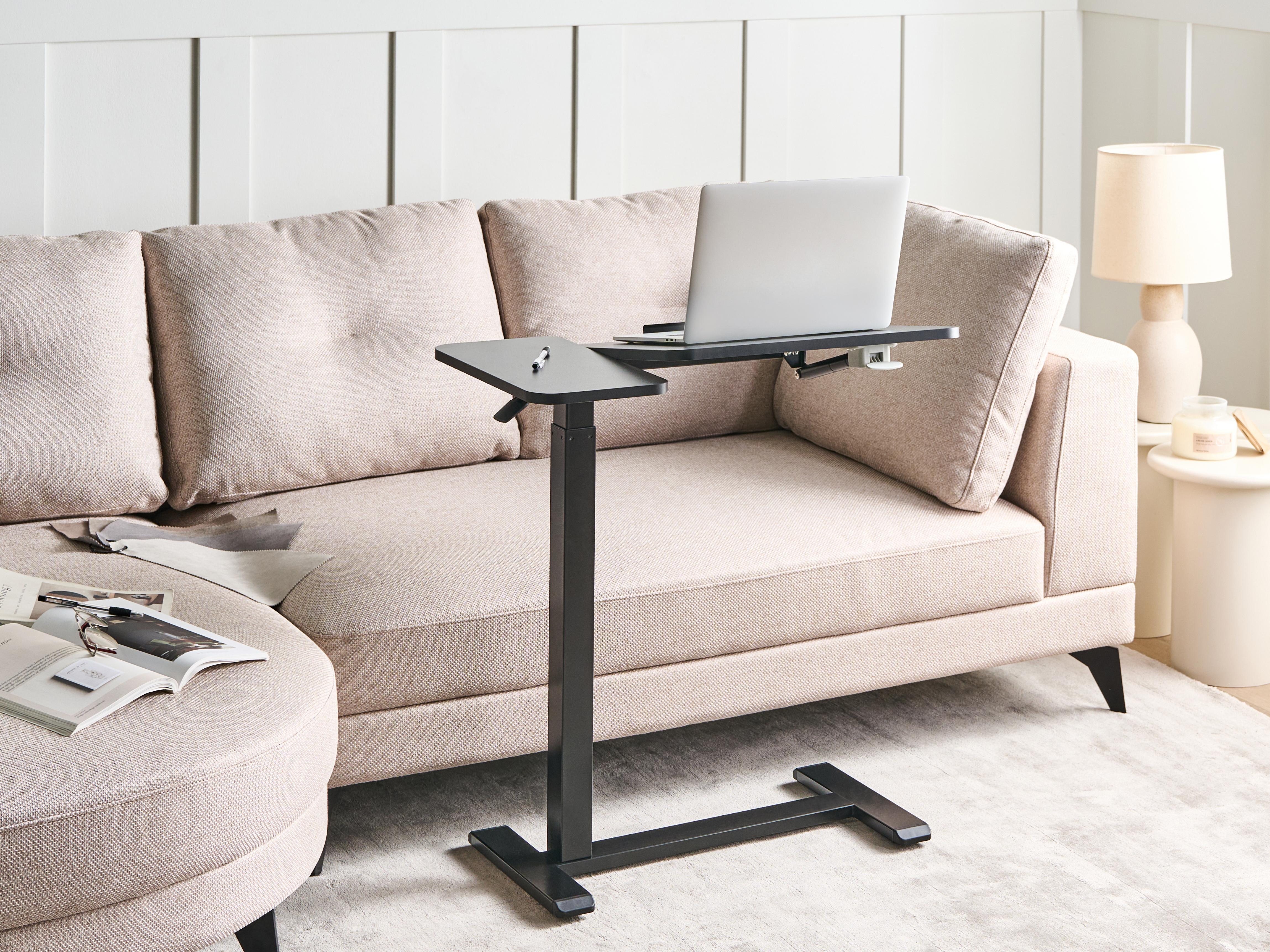 Handmatig verstelbare laptopstandaard SCHOLA Zwart 70 cm 40 cm