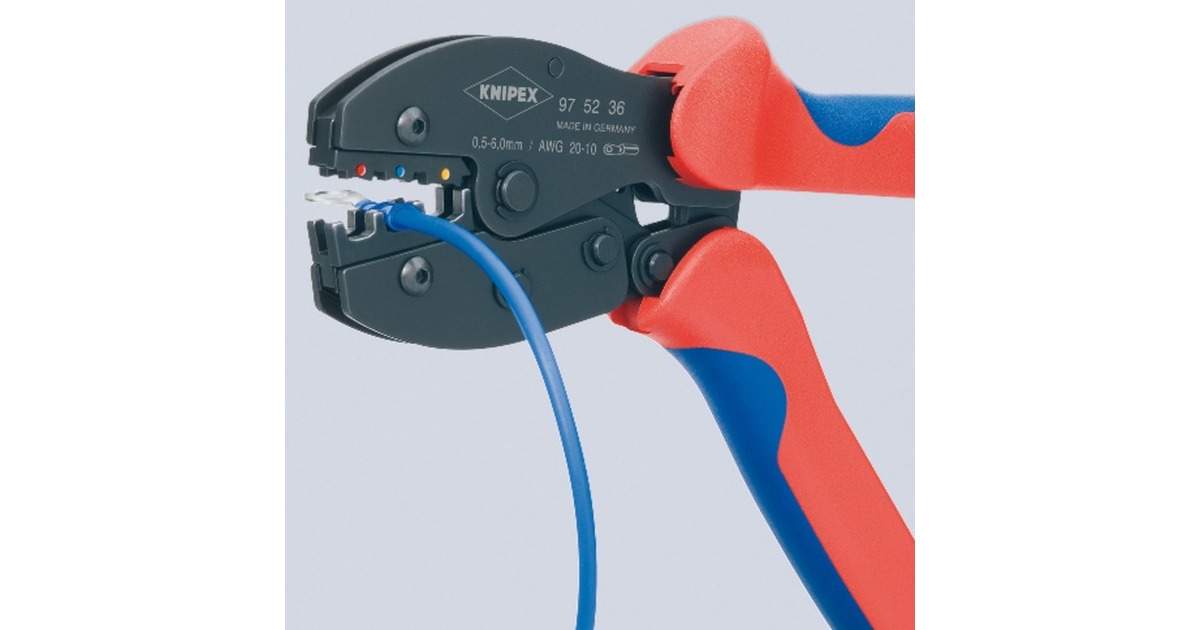 KNIPEXPreciForce Krimptang 975236  (Rood/blauw)