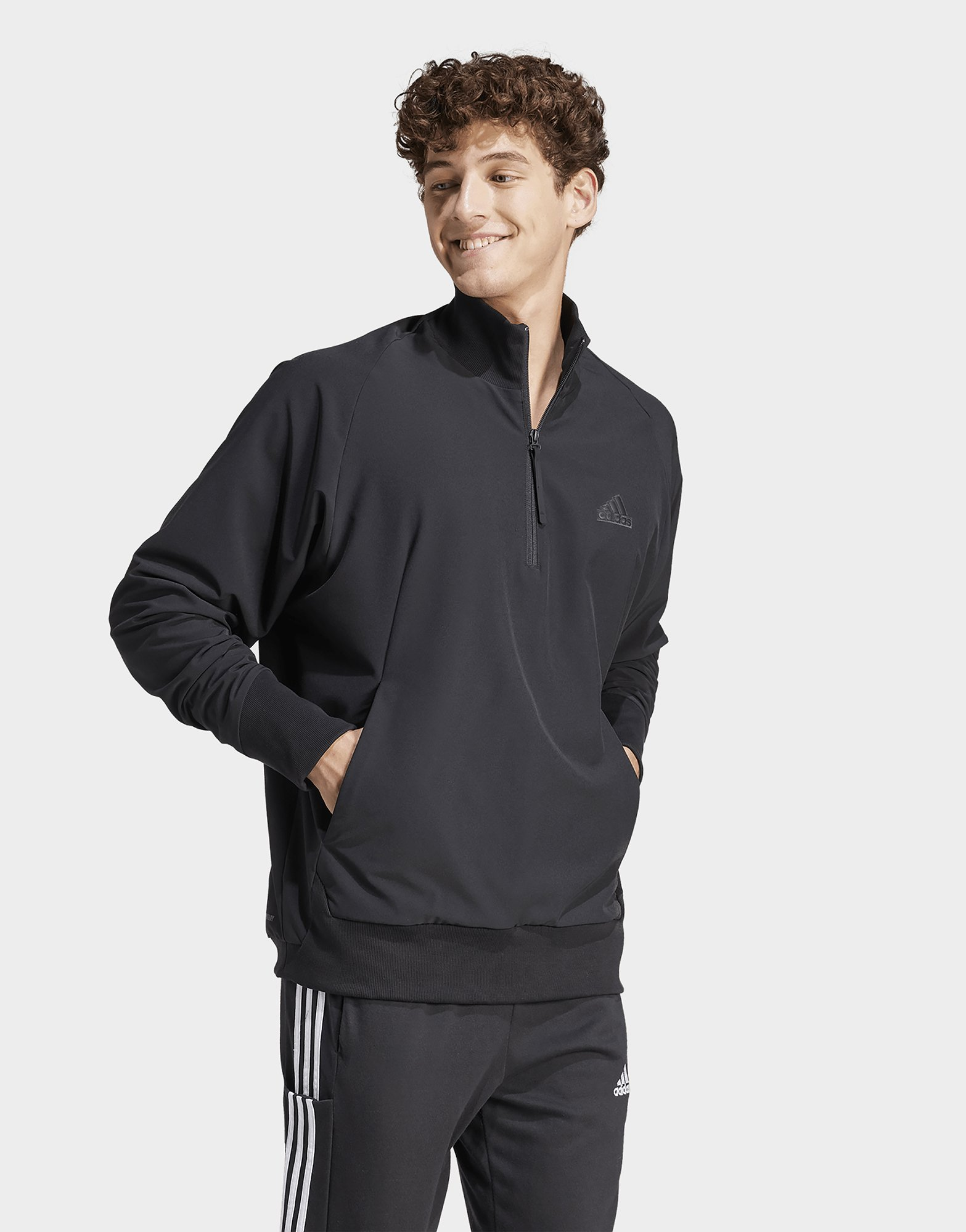 adidas Sweat-shirt en toile quart de zip Z.N.E.
