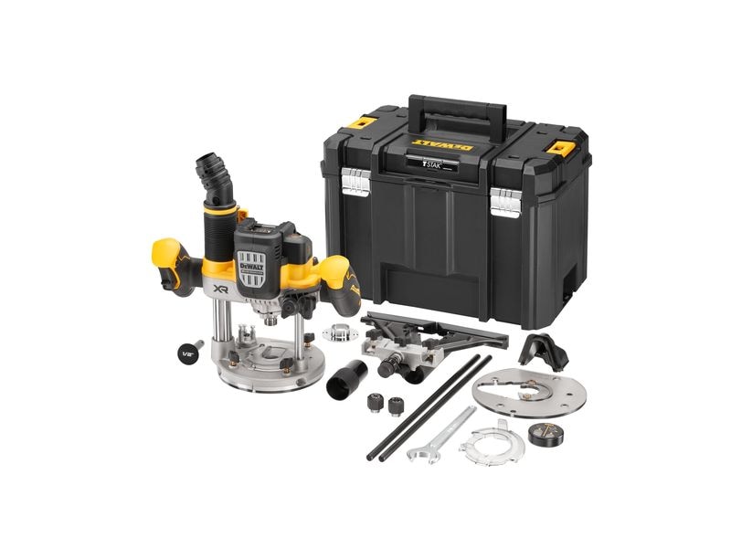 DEWALT 18 Volt Akku-Oberfräse Ohne Akku Kabellose 18 V XR Oberfräse mit bürstenlosem Motor