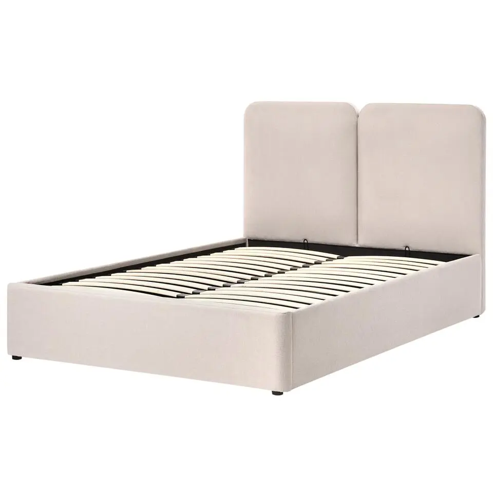 ARBOIS - Bed met opbergruimte - Beige - 140 x 200 cm - Polyester