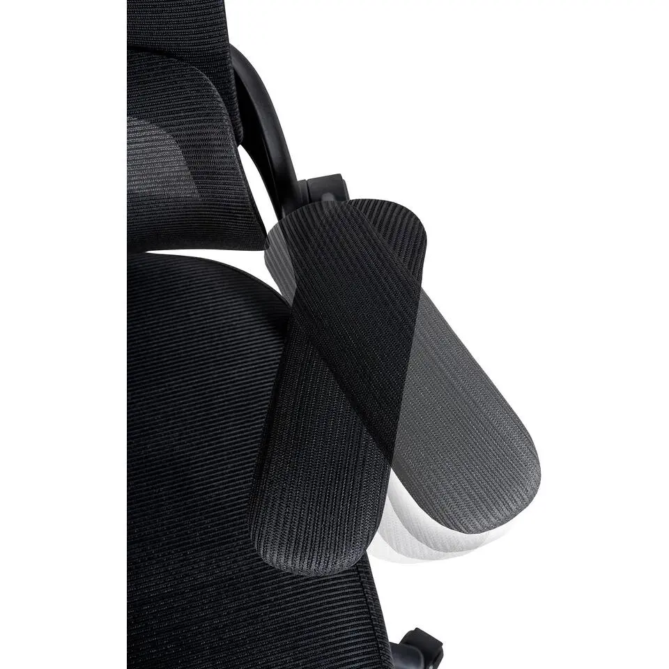 CLP Bureaustoel Garston zwart Frame - Microfiber - zwart