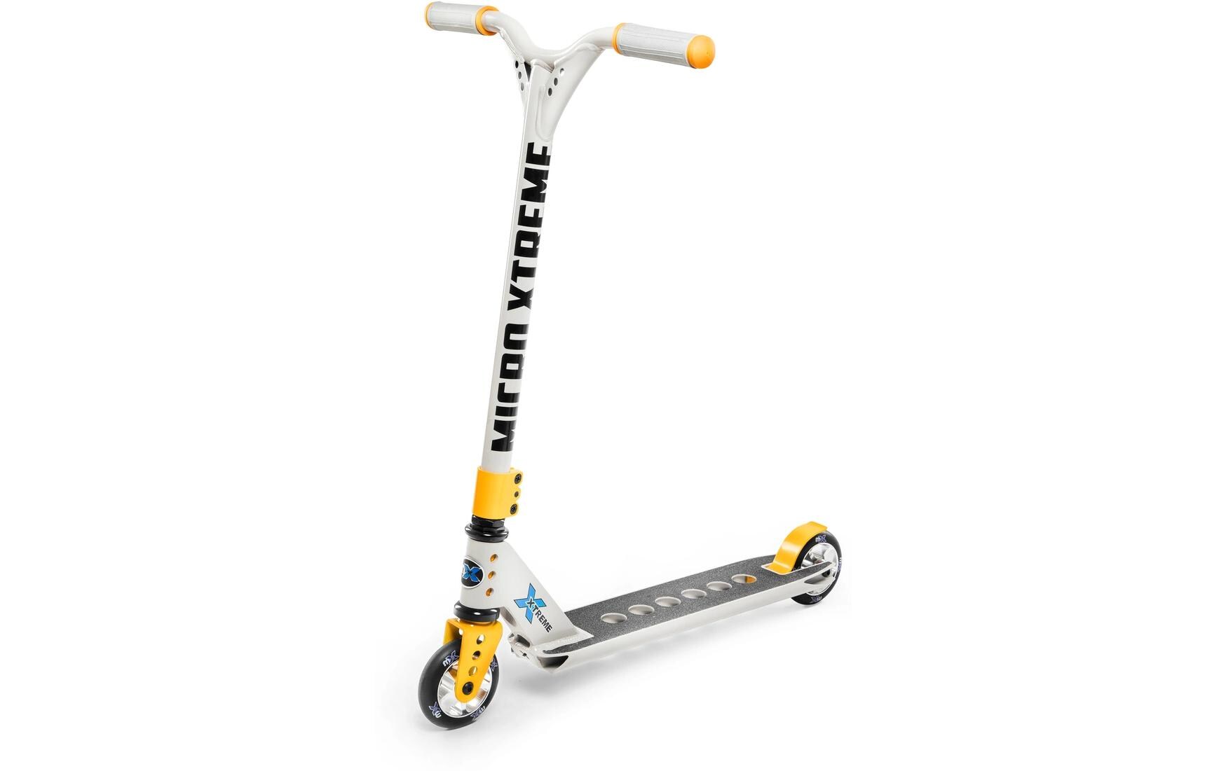 Stuntscooter Micro Trixx Grau & Gelb<br>Scooter für Stuntfahrer