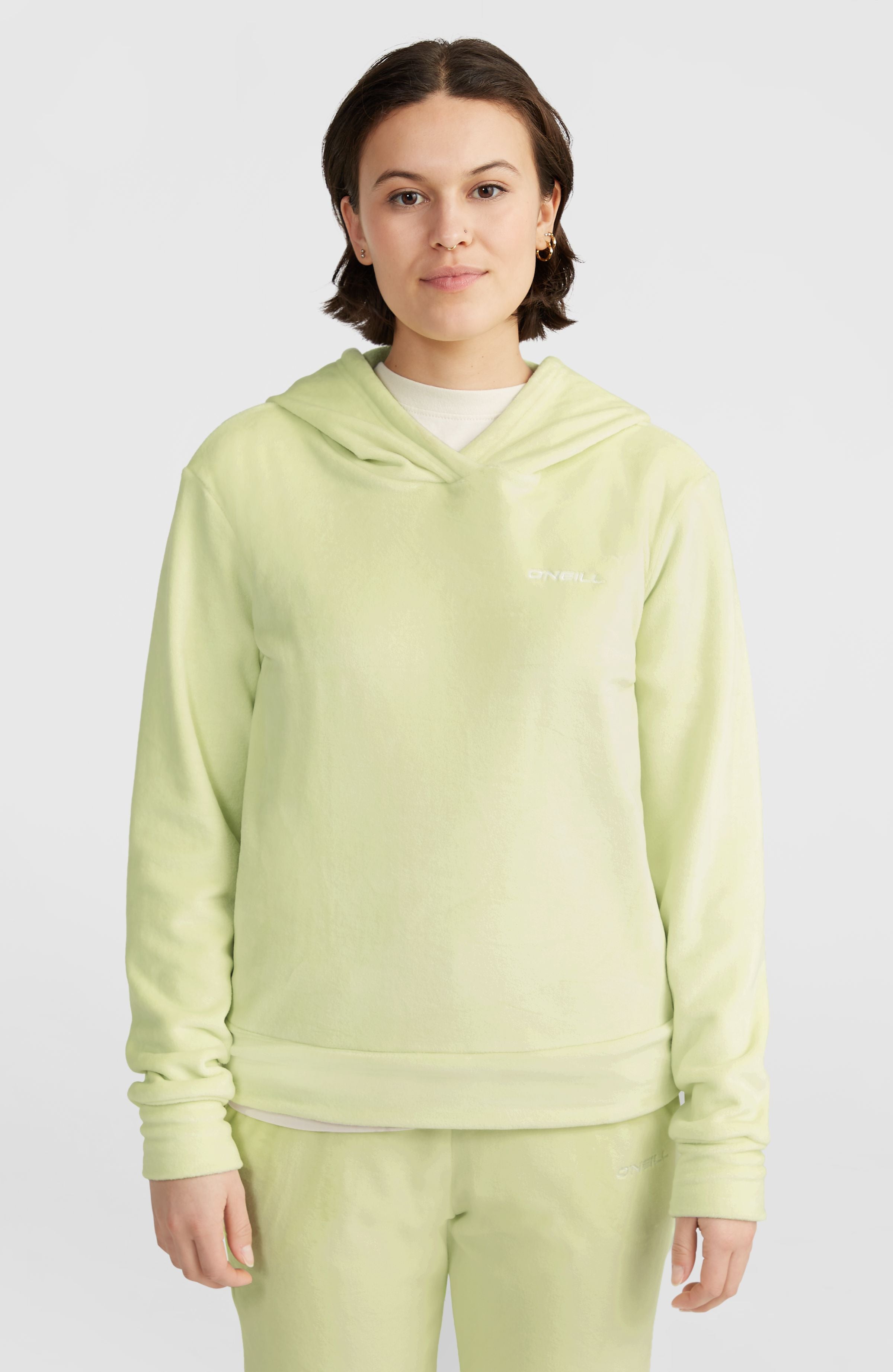 Velour fleecehoodie