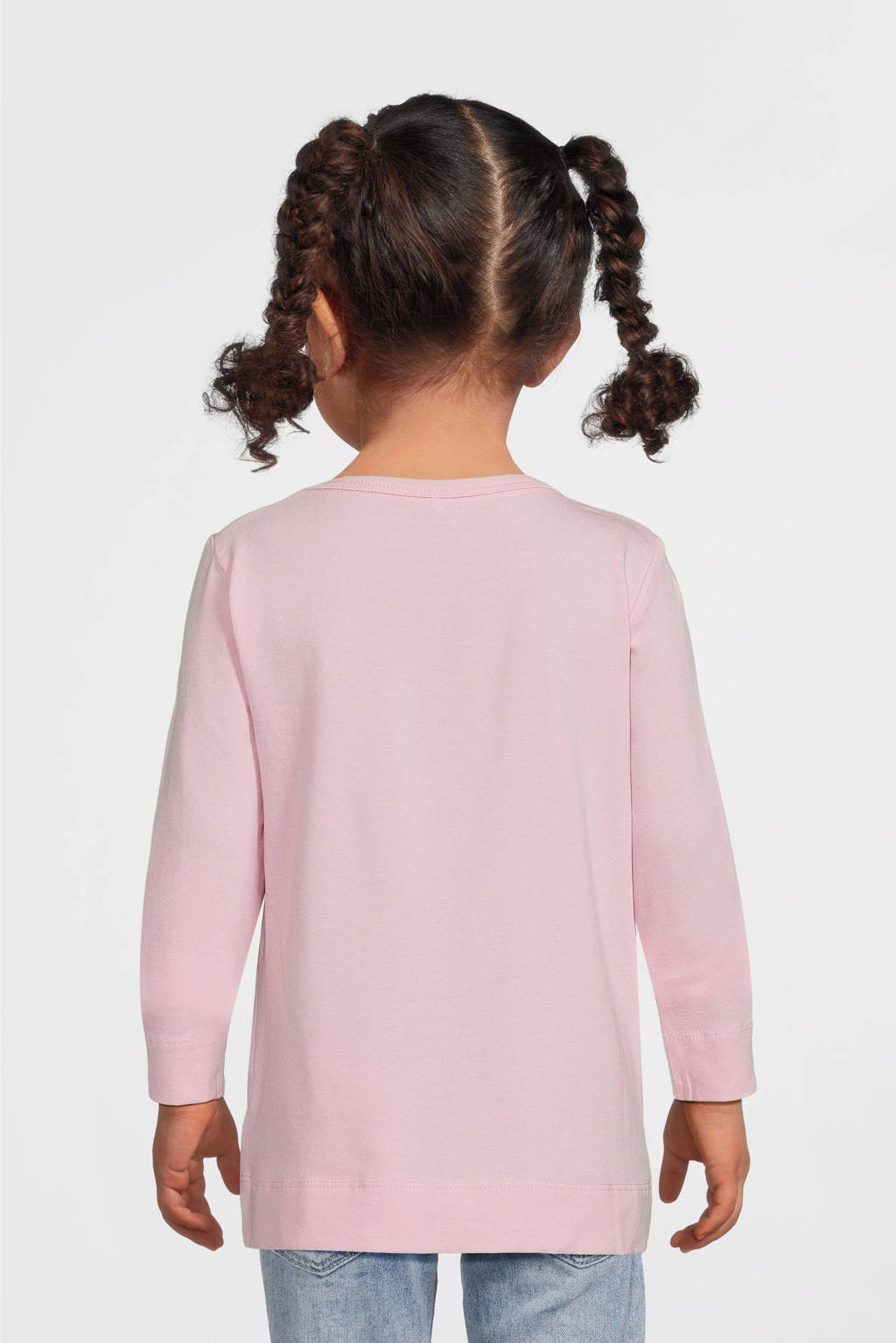 NAME IT longsleeve NMFODETTE met printopdruk lichtroze