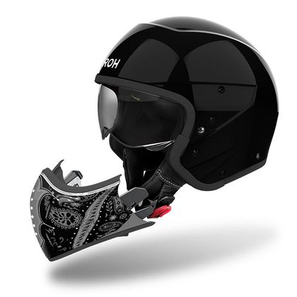 Casque Airoh J110 - PAESLY - Noir