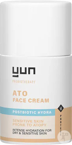 Yun ATO Crème Visage Postbiotic Hydra Sans Parfum Peaux Sensibles Atopiques 50ml